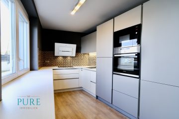 STYLISCHE Terrassenwohnung mit tollem Raumkonzept & Top Ausstattung! - Cooles & Modernes Küchendesign