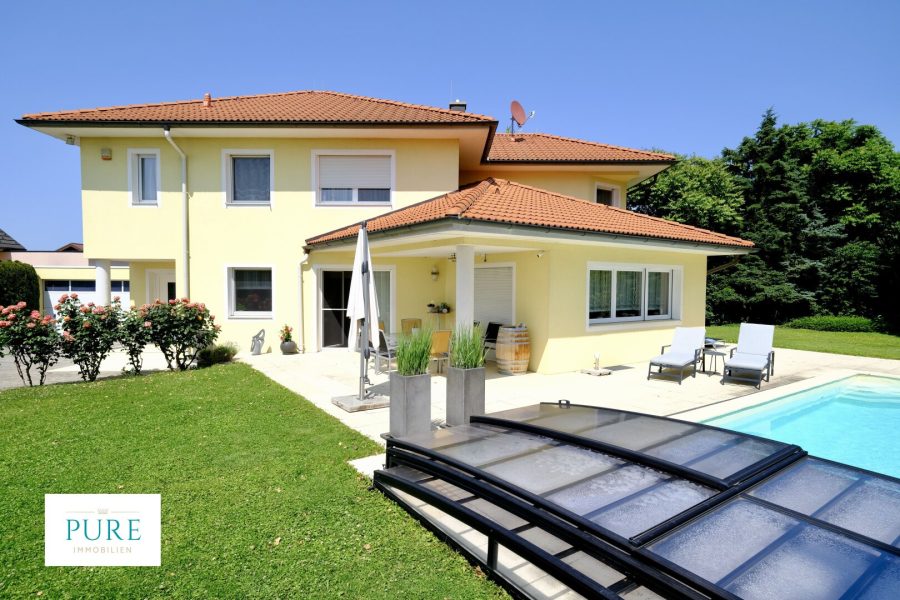 EXKLUSIVE VILLA mit stilvollem Interieur - mediterranes Wohngefühl im Speckgürtel Wiens! - Exklusive Villa Mit Pool Auf Herrlichem Eigengrund