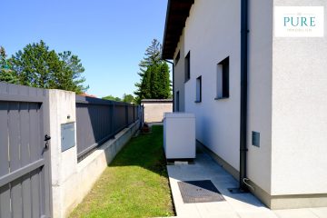 Modernes Einfamilienhaus mit LWP & tollem Wohnkeller in bester Grünruhelage - Perchtoldsdorf! - Vorgarten Mit Vaillant LWP